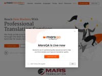 Desktop screenshot for marstranslation.com