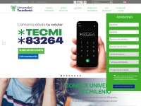Desktop screenshot for tecmilenio.mx