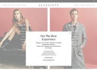 Desktop screenshot for allsaints.com