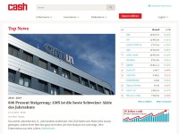 Desktop screenshot for cash.ch