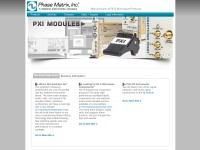 Desktop screenshot for phasematrix.com