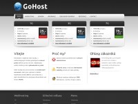 Desktop screenshot for gohost.cz