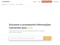 Desktop screenshot for escavador.com