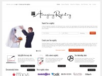 Desktop screenshot for amazingregistry.com