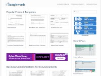 Desktop screenshot for samplewords.com