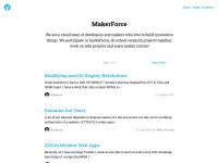 Desktop screenshot for makerforce.io