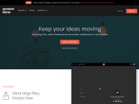 Desktop screenshot for hightail.com