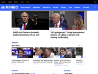 Screenshot of msnbc.com