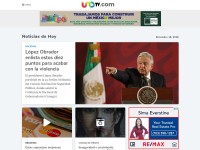 Desktop screenshot for unotv.com