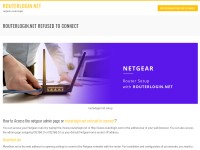 Desktop screenshot for 19216811netgear.net