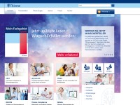 Desktop screenshot for thieme.de