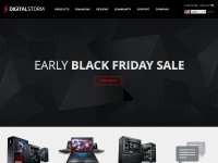 Desktop screenshot for digitalstorm.com