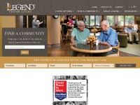 Desktop screenshot for legendseniorliving.com