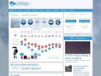 Desktop screenshot for idokep.hu