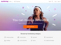 Desktop screenshot for justgiving.com