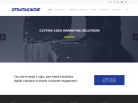 Desktop screenshot for stratacache.com