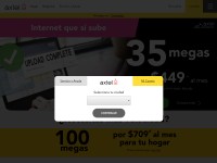Desktop screenshot for axtel.mx