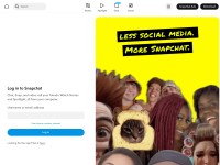 Desktop screenshot for snapchat.com