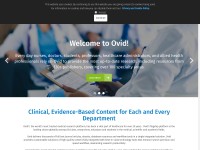 Desktop screenshot for ovid.com