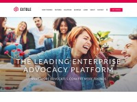 Desktop screenshot for extole.com