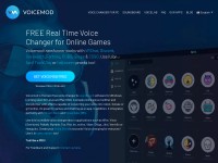 Desktop screenshot for voicemod.net