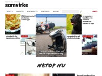 Desktop screenshot for samvirke.dk