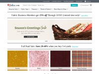 Desktop screenshot for fabric.com