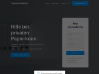 Desktop screenshot for papierkram-helfer.de