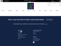 Desktop screenshot for gapfactory.com