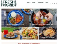 Desktop screenshot for freshoffthegrid.com