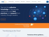 Desktop screenshot for cloudsecurityalliance.org