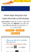 How 77vina.com looks like on a mobile device such as an iPhone.