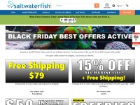Desktop screenshot for saltwaterfish.com