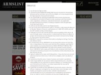 Desktop screenshot for armslist.com