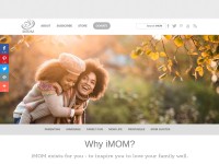 Desktop screenshot for imom.com