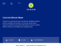 Desktop screenshot for coinjoin.ws