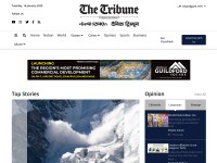 Desktop screenshot for tribuneindia.com