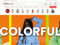 Desktop screenshot for maymoda.com