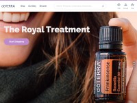 Desktop screenshot for doterra.com