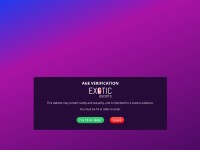 Desktop screenshot for exoticrw.com