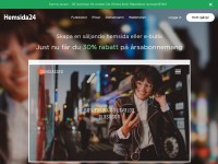 Desktop screenshot for hemsida24.se