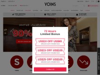 Desktop screenshot for yoins.com