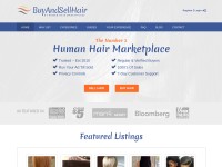 Desktop screenshot for buyandsellhair.com