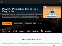 Desktop screenshot for pentest-tools.com