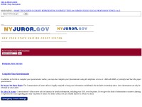 Desktop screenshot for nyjuror.gov