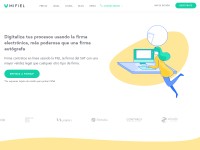 Desktop screenshot for mifiel.com