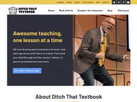 Desktop screenshot for ditchthattextbook.com