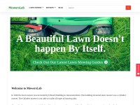 Desktop screenshot for mowerslab.com