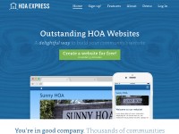 Desktop screenshot for hoa-express.com