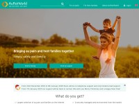 Desktop screenshot for aupairworld.com